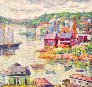 Susette Keast (American, 1892-1932), Gloucester Harbor