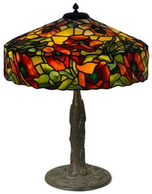 Duffner & Kimberly, A Rare "Poppy" Table Lamp