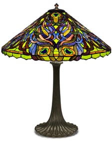 Duffner & Kimberly "Peacock" Table Lamp