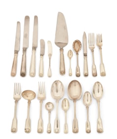 Tiffany & Co. Sterling Silver "Shell & Thread" Flatware Set, 158 Pieces