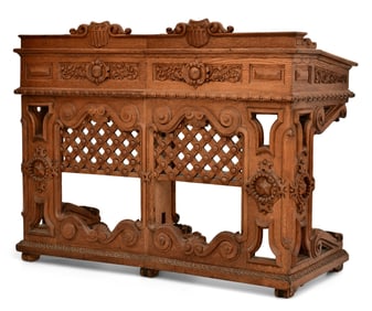 U.S. House of Representatives Oak Double Desk
