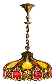 Duffner & Kimberly Leaded Glass Chandelier