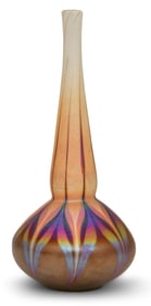 Tiffany Studios Favrile Glass Decorated Vase
