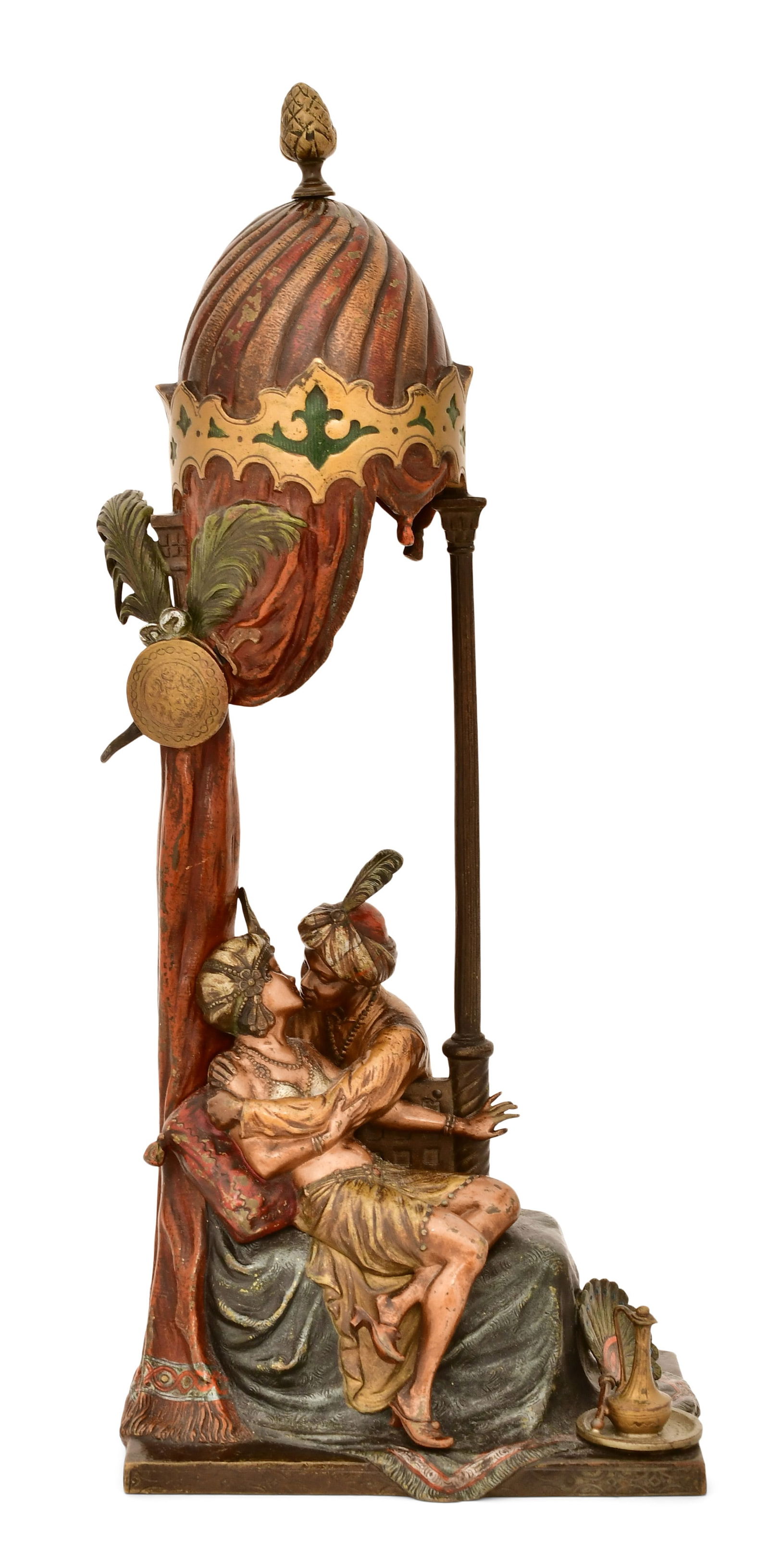 Franz Xaver Bergmann (Austrian, 1861-1936), Orientalist Lamp (1 of 8)