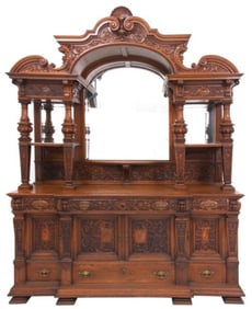 Monumental R.J. Horner & Co. Oak Sideboard