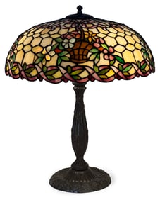 Duffner & Kimberly "Flower Basket" Table Lamp