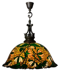 Suess Ornamental Glass Co. "Lily" Chandelier
