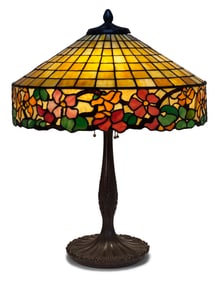 J.A. Whaley & Co. Floral Table Lamp