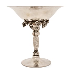Georg Jensen Sterling Silver "Grapevine" Compote