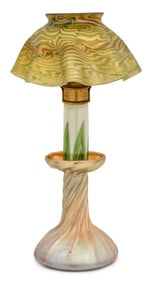 Tiffany Studios "King Tut" Candle Lamp