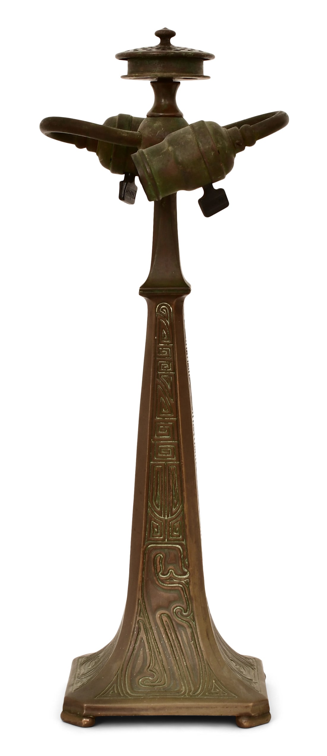 Tiffany Studios "Chinese" Desk Lamp Base (1 of 4)