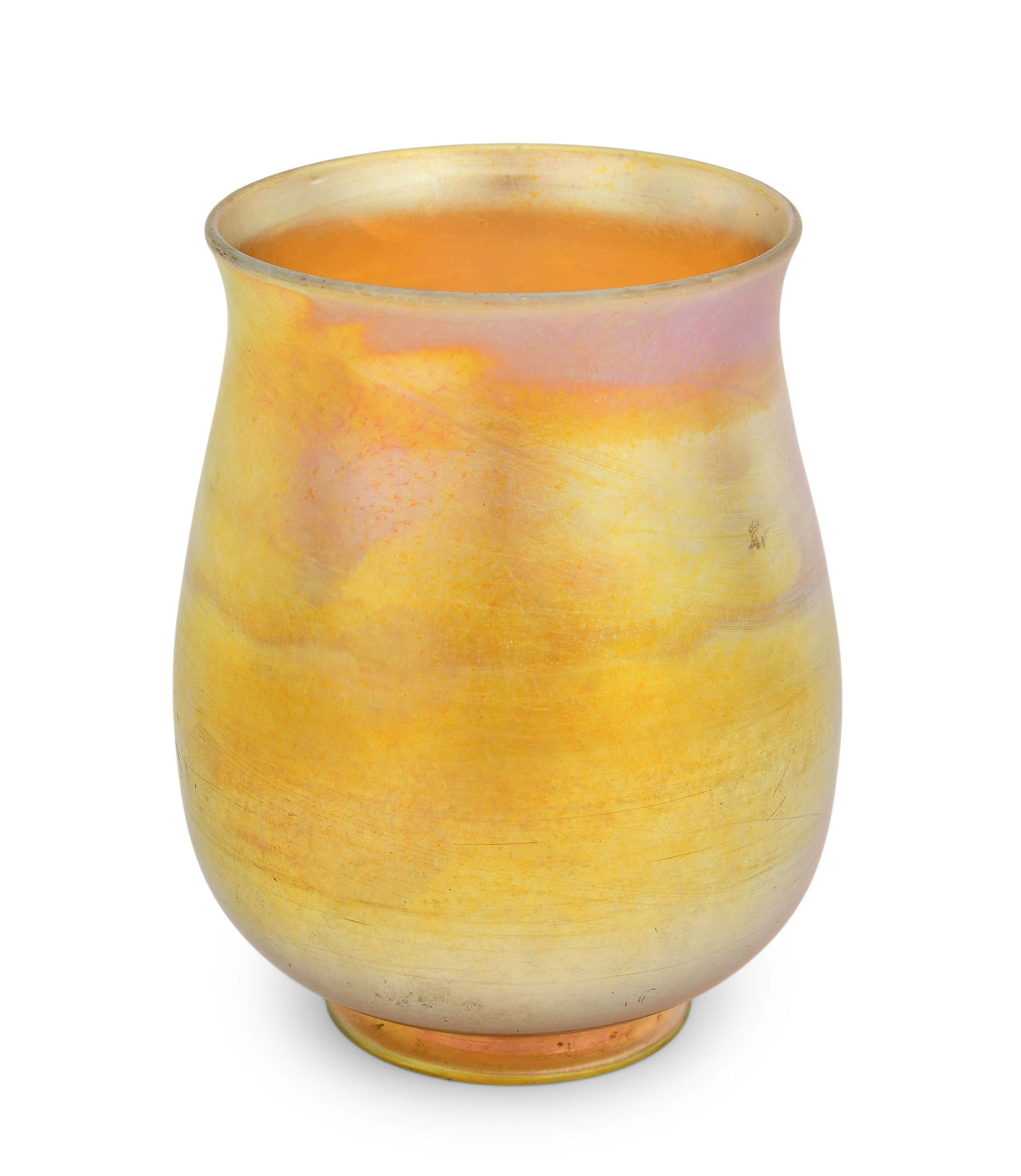 Tiffany Studios Favrile Glass "Tulip" Shade: Tiffany Studios"Tulip" Shadecirca 1910favrile glassengraved "L.C.T. Favrile"4 3/4 x 3 3/4 inchesProvenance: Property from an Important American CollectionOther Notes: Fontaine's Auction Gall