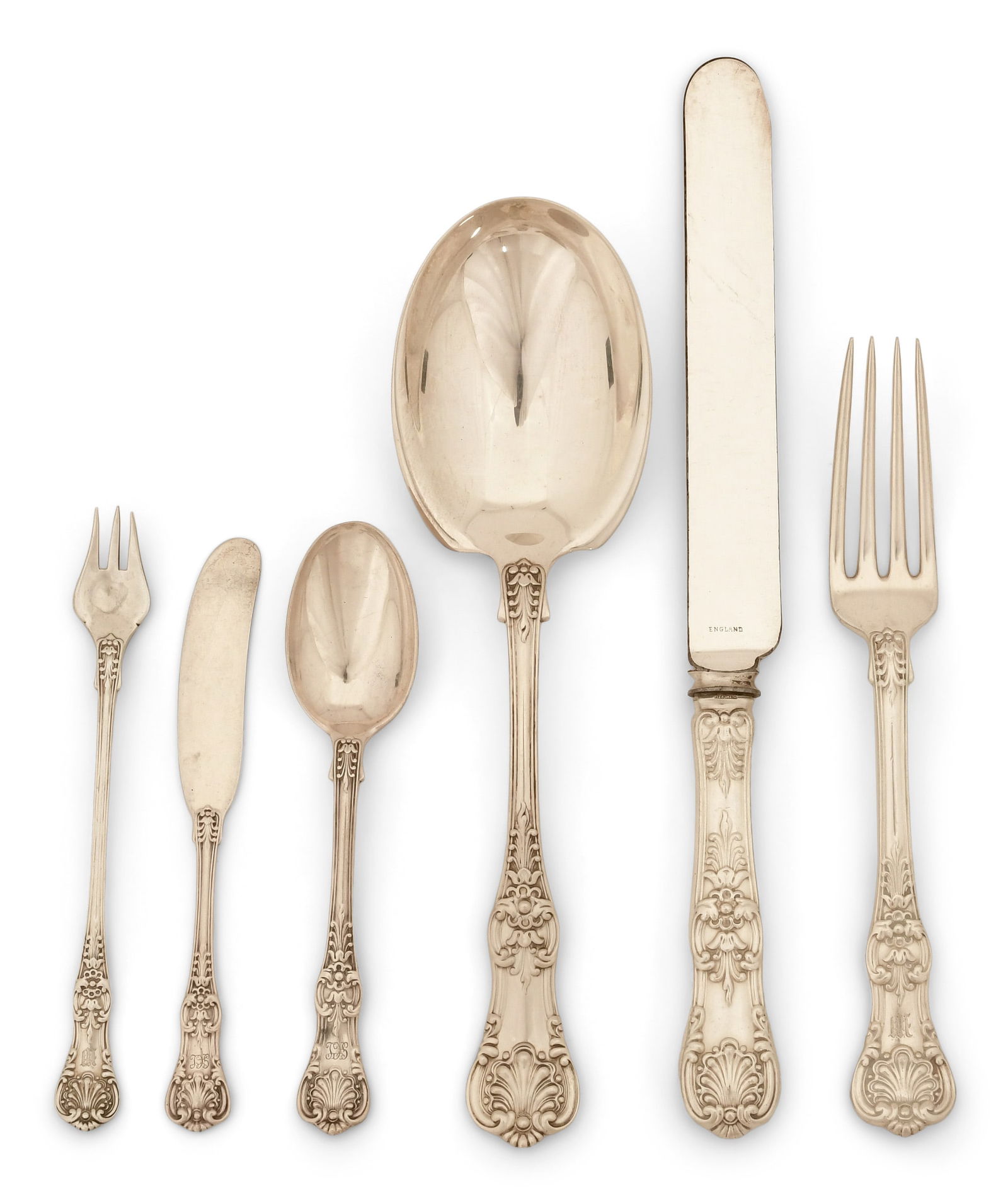 Tiffany & Co. Sterling Silver "English King" Flatware Set, 50 Pieces (1 of 4)