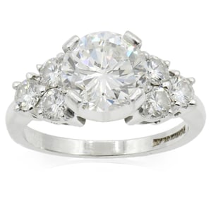 Platinum & 2.60 Carat Diamond Ring