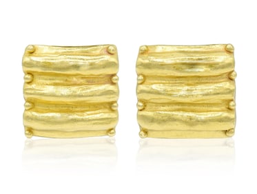 Denise Roberge 22K Yellow Gold Earrings