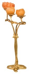 Louis Majorelle & Daum Frères, "Nénuphars" Table Lamp