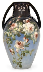 Albert Boue (1862-1918), A Large Ceramic Floral Vase, Montigny-sur-Loing