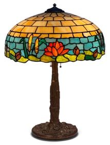 Wilkinson Co. "Water Lily" Table Lamp