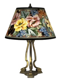 Pairpoint "Directoire" Floral Table Lamp