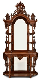 Renaissance Revival Rosewood Etagere