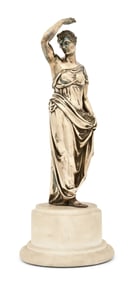 Paul Storr (English, 1771-1844), Sterling Silver Statue of a Woman