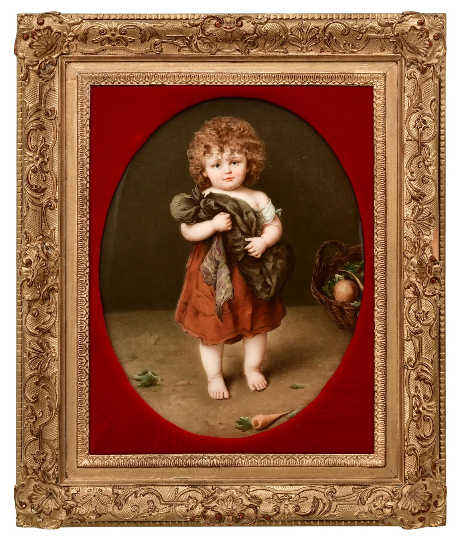 Berlin (KPM) Porcelain Plaque of a Child (1 of 6)