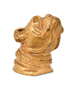 Tiffany Studios "Bulldog" Paperweight