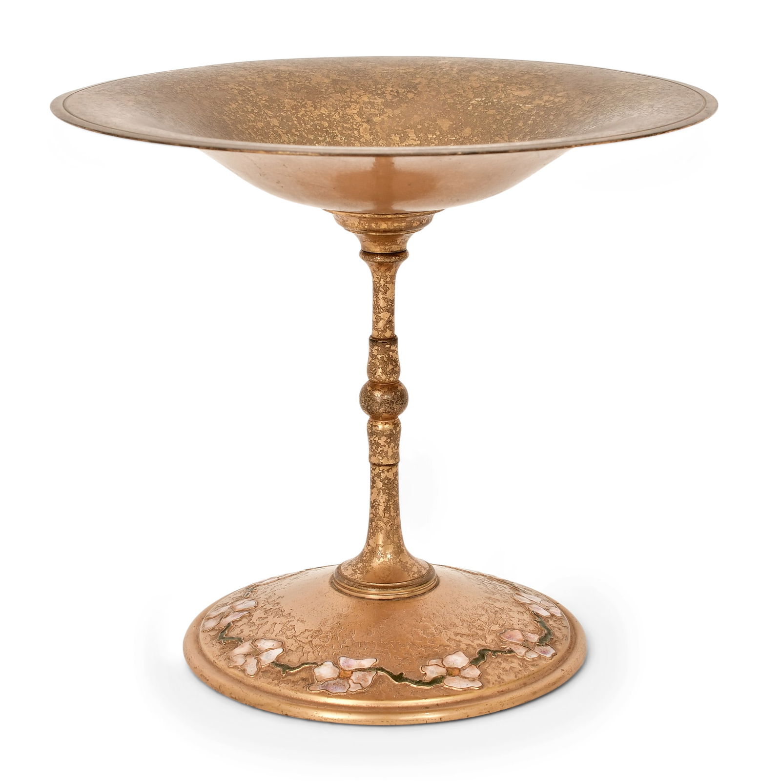Tiffany Furnaces Enamel & Gilt Bronze Tazza (1 of 4)