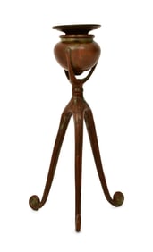 Tiffany Studios Tripod Candlestick