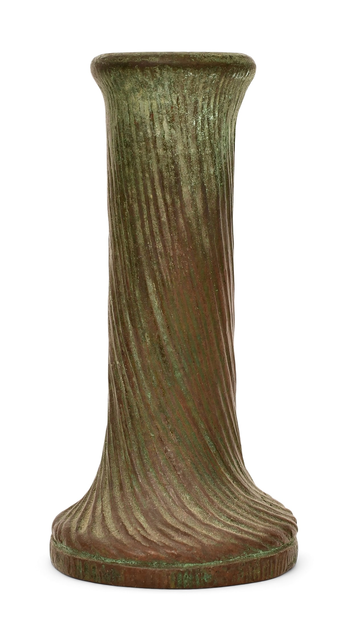 Tiffany Studios Hat Pin Holder: Tiffany StudiosHat Pin Holdercirca 1910patinated bronzeimpressed "Tiffany Studios, New York, 1060"3 1/2 x 1 3/4 inchesProvenance: Property from an Important East Coast CollectionOther Notes: