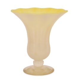 Tiffany Studios Pastel Favrile Glass Vase