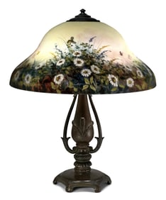 Classique Lamp Co. Floral Table Lamp