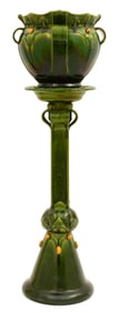 Bretby Art Pottery Jardiniere and Pedestal