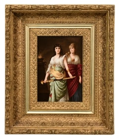 Berlin (KPM) Porcelain Plaque, "Judith"