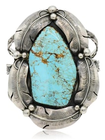 Roger Skeet Sterling Silver & Turquoise Bracelet