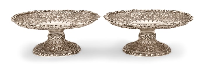Pair of Tiffany & Co. Sterling Silver Tazzas