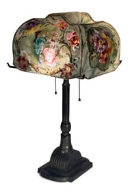 Pairpoint Puffy "Torino" Floral Table Lamp