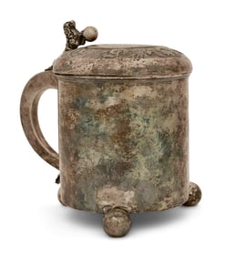 Scandinavian Silver Peg Tankard