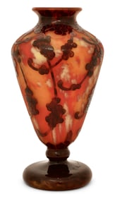 Schneider Glassworks Le Verre Francais Vase