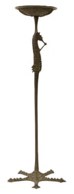 E.T. Hurley (1869-1950) Seahorse Ash Stand