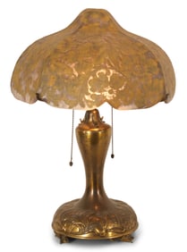 Pairpoint Floral Table Lamp