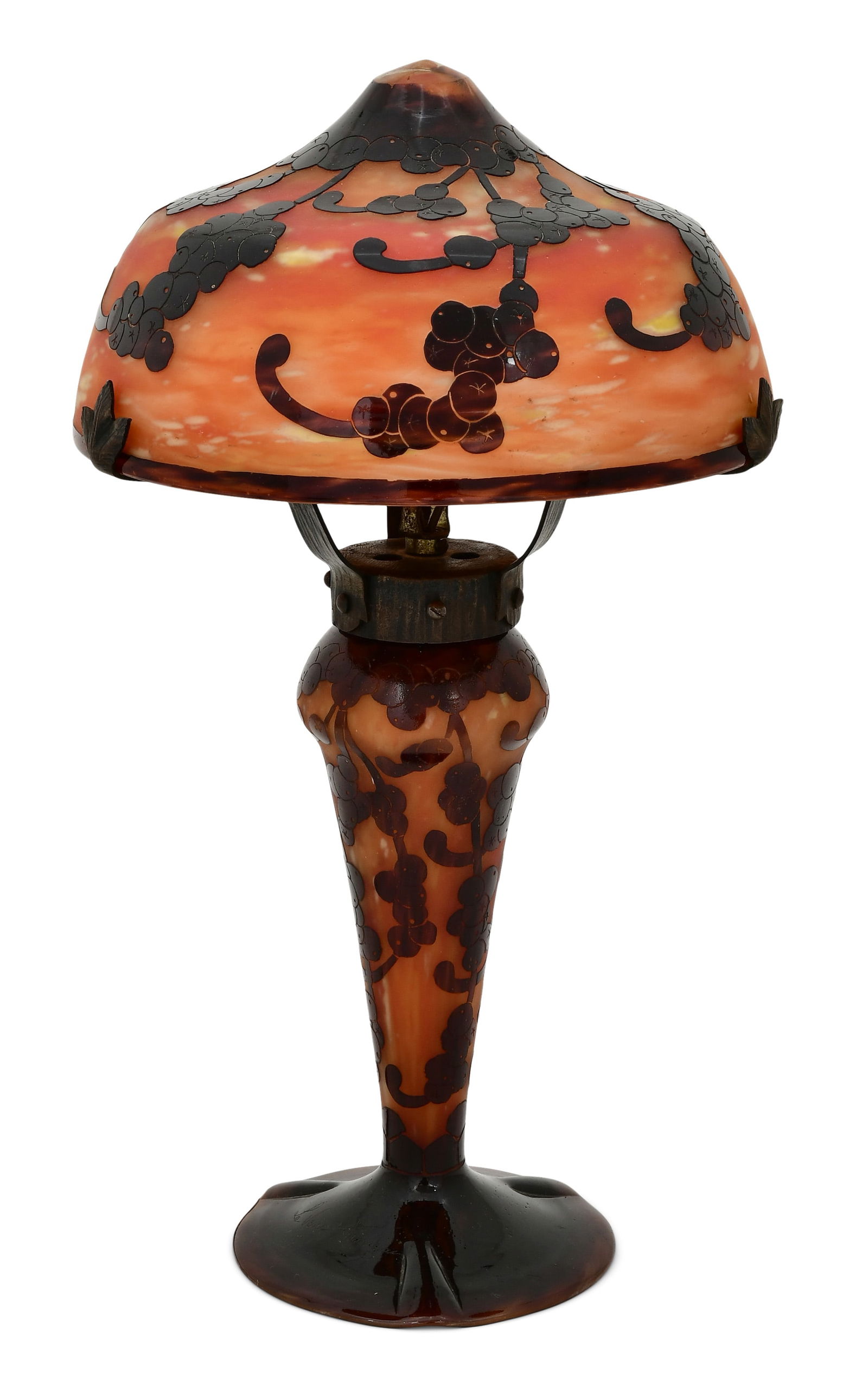 Schneider Glassworks Le Verre Francais "Perlieres" Vase (1 of 6)