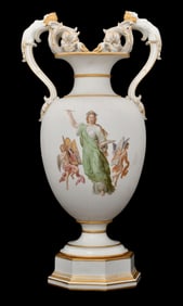 A Large Berlin (KPM) Porcelain Vase