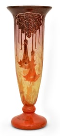 Schneider Glassworks Le Verre Francais Vase