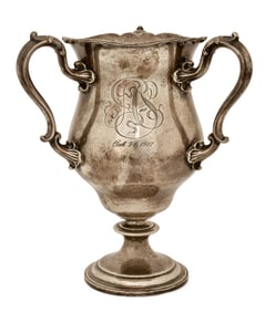Gorham Sterling Silver Three-Handled Trophy