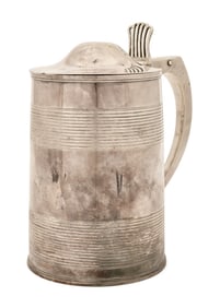 English George III Sterling Silver Tankard, Peter & William Bateman, London