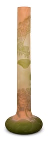 Émile Gallé (1846-1904), Cameo Glass "Hydrangea" Vase
