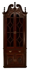 Philadelphia Chippendale-Style Mahogany Corner Cabinet