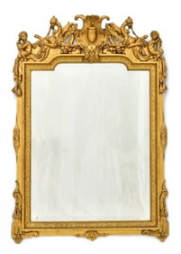 American Carved Giltwood Mirror