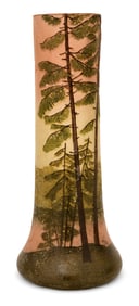 Legras Cameo Glass Scenic Vase